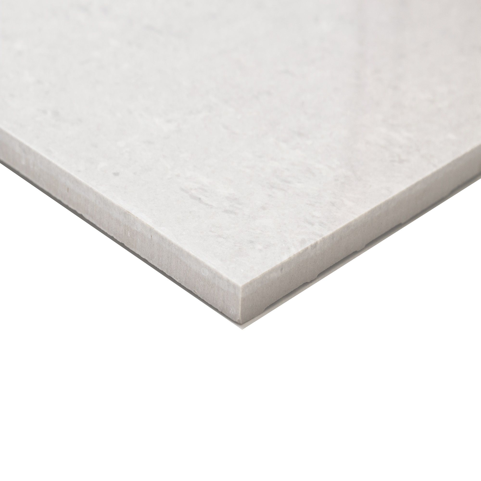 Opulence Vanilla Gloss Speckled Stone effect Porcelain Wall & floor Tile - 3