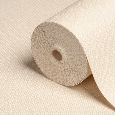 Opus Champagne Weave Textured Wallpaper