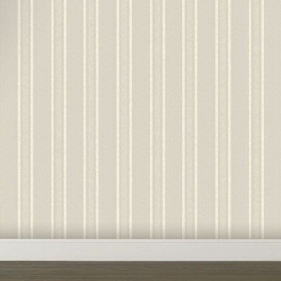 Opus Grazia Dove Striped Textured Wallpaper