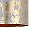 Oraco Brushed Gold effect Distressed Light shade (D)30cm