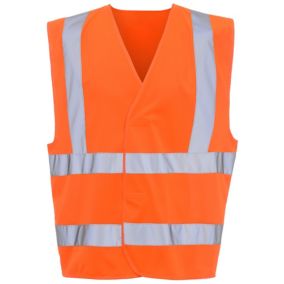 Orange Hi-vis waistcoat, X Large
