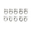Orciel Plastic Curtain clip, (L)10mm (W) 11mm Pack of 10