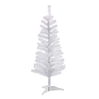 Orelle White tinsel White Full Artificial Christmas tree