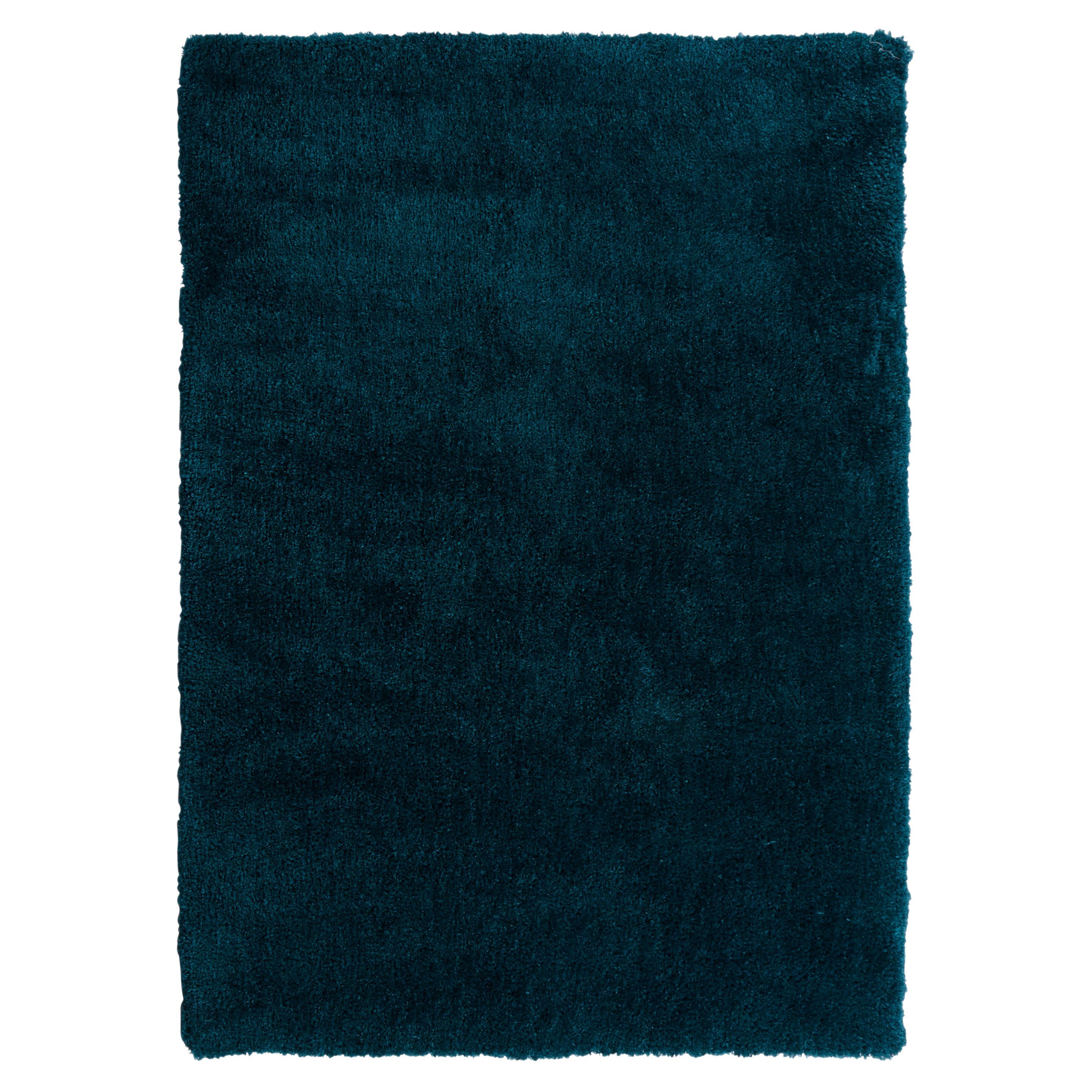 Oriana Peacock blue Rug 170cmx120cm DIY at B&Q