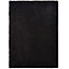 Oriana Plain Black Rug 230cmx160cm