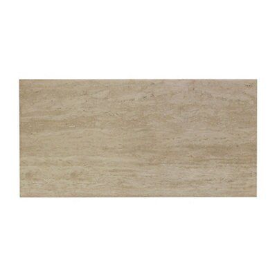 Origin Sand Gloss Linear travertine Ceramic Wall Tile Sample
