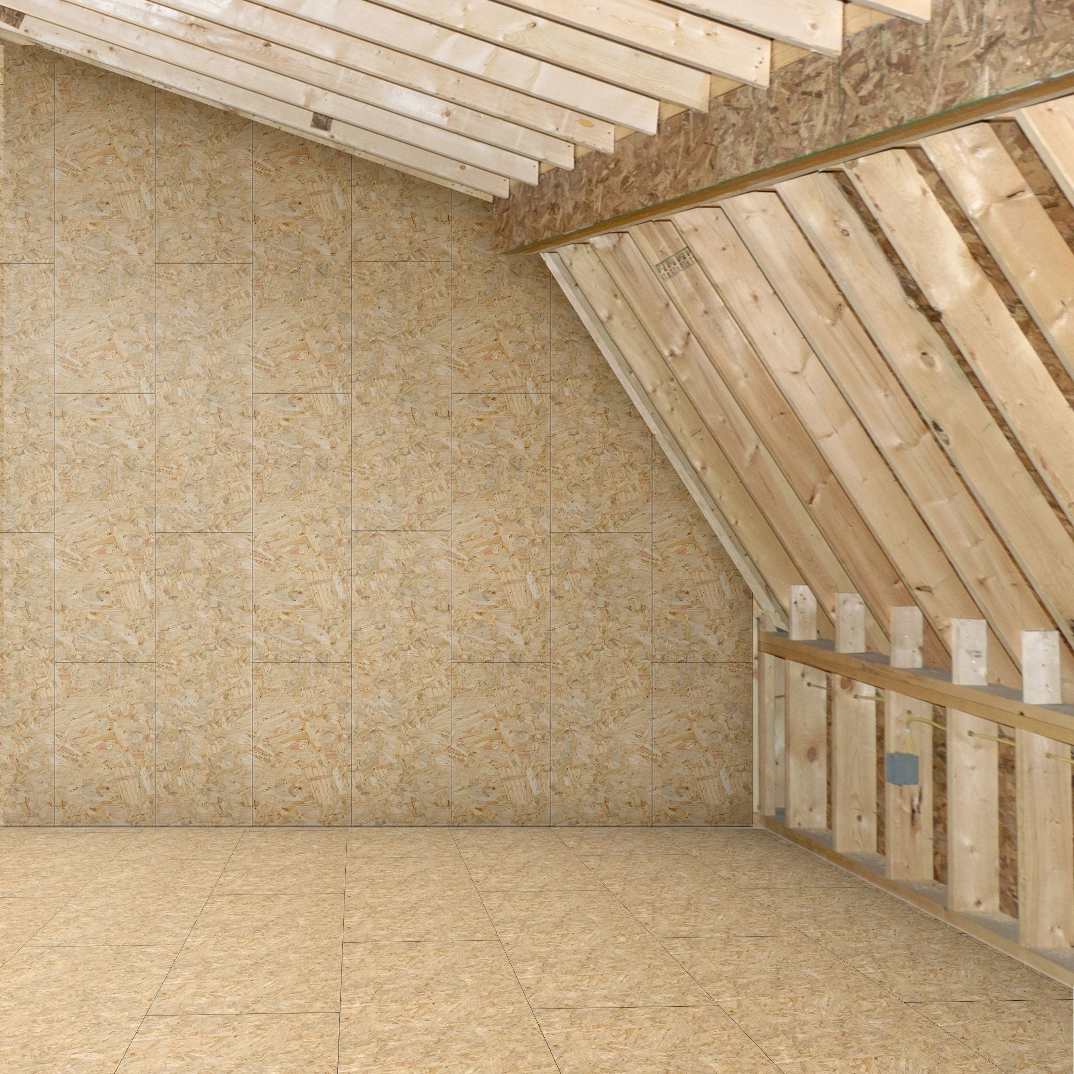 OSB 3 Tongue & groove Floorboard (L)1.22m (W)325mm (T)15mm, Pack of 3