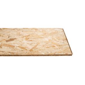 OSB Tongue & groove Wood Multi-purpose board (L)2.4m (W)0.6m (T)18mm