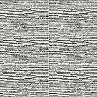 Oscano Grey Matt Plain Stone effect Ceramic Wall Tile Sample