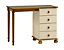 Oslo Cream 4 drawer Desk (H)741mm (W)890mm (D)465mm