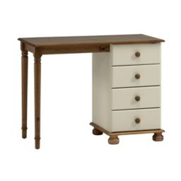 Oslo Cream 4 Drawer Dressing table (H)741mm (W)1003mm (D)465mm