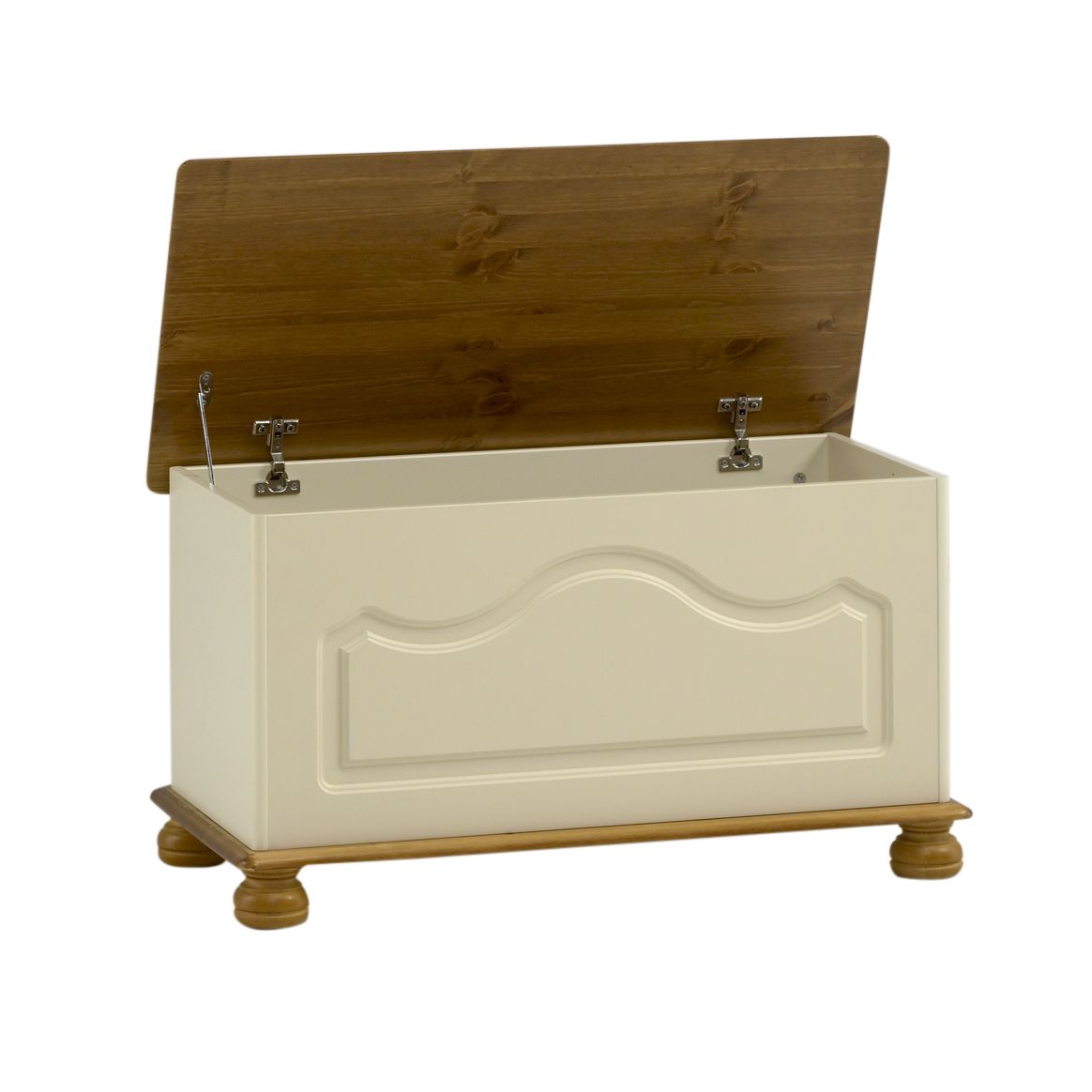 Oslo Cream Ottoman (H)450mm (W)828mm (D)417mm