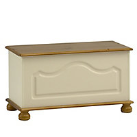 Oslo Cream Storage chest (H)450mm (W)828mm (D)417mm