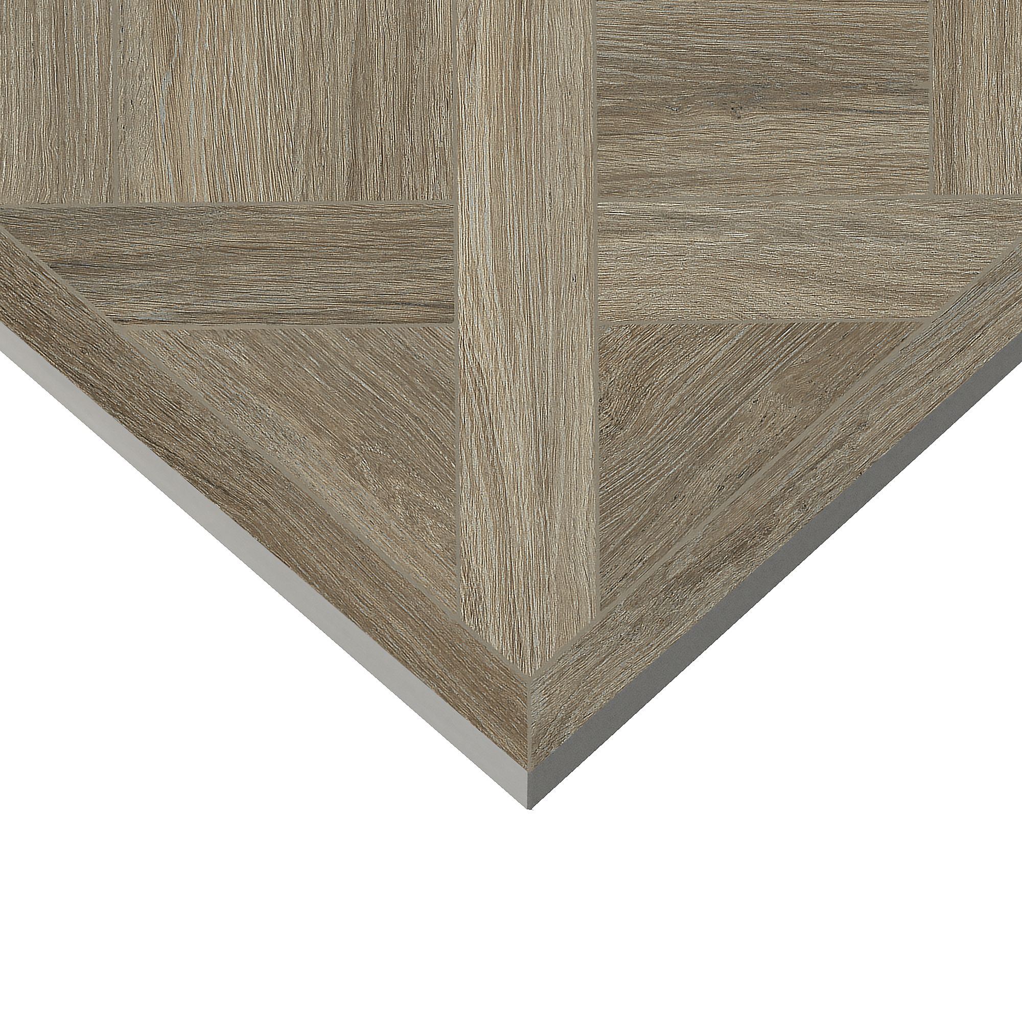 Ottavio Natural Matt Wood effect Porcelain Indoor Wall & floor Tile, Pack of 3, (L)600mm (W)600mm