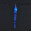 Outdoor lights 30 Blue/Ice white (Dual colour) LED String lights with 0.3m Clear cable