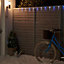 Outdoor lights 30 Blue/Ice white (Dual colour) LED String lights with 0.3m Clear cable
