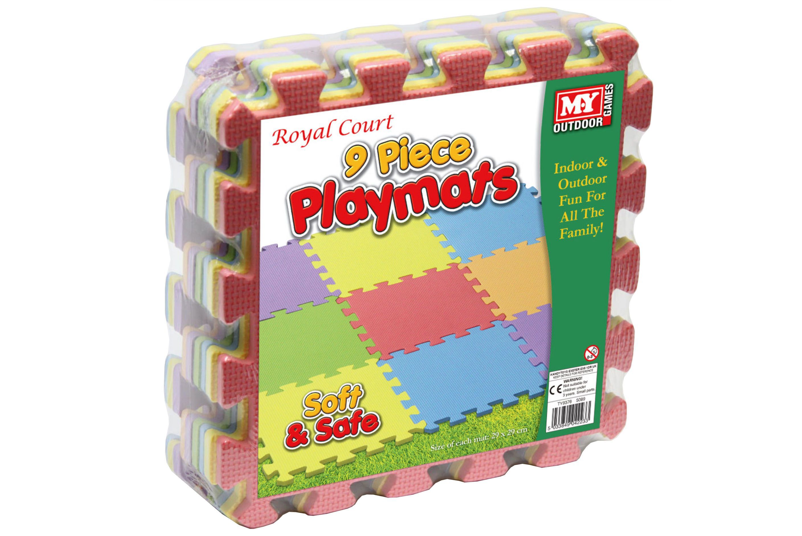 Outdoor Playmat, Pack of 9