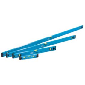 OX Cyan Trade Spirit level set (W)1836mm Pack of 4