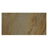 Oyster Beige Patterned Slate Wall & floor Tile, Pack of 5, (L)150mm (W)300mm