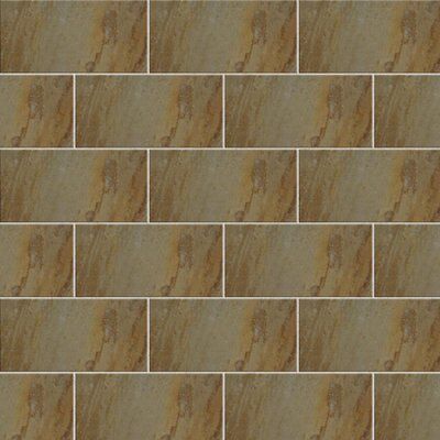 Oyster Beige Patterned Slate Wall & floor Tile, Pack of 5, (L)150mm (W)300mm