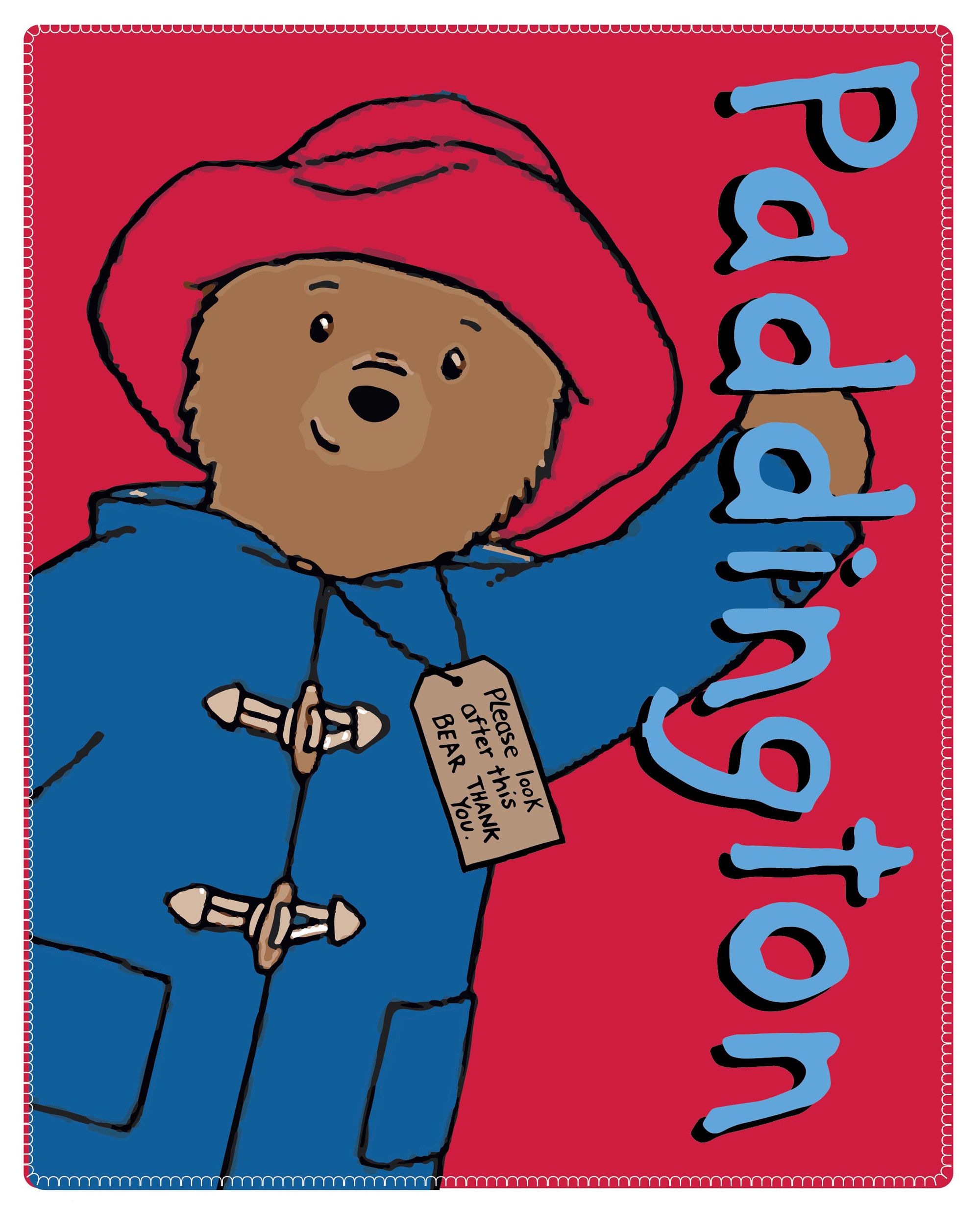 paddington bear blanket