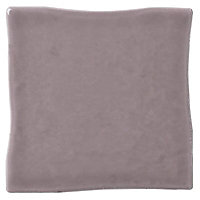 Padstow Beaver Ceramic Wall Tile, Pack of 25, (L)100mm (W)100mm
