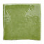 Padstow Olive Gloss Plain Stone effect Ceramic Wall Tile Sample
