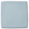 Padstow Sky blue Gloss Plain Stone effect Ceramic Tile, Pack of 25, (L)100mm (W)100mm