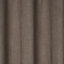 Pahea Brown Chenille Blackout Eyelet Curtain (W)167cm (L)228cm, Single
