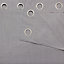 Pahea Grey Chenille Unlined Eyelet Curtain (W)167cm (L)183cm, Single