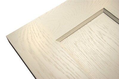 Painted 4 panel White Oak veneer Internal Door, (H)1981mm (W)762mm (T)35mm