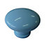 Pale blue Plastic Round Cabinet Knob (Dia)40mm