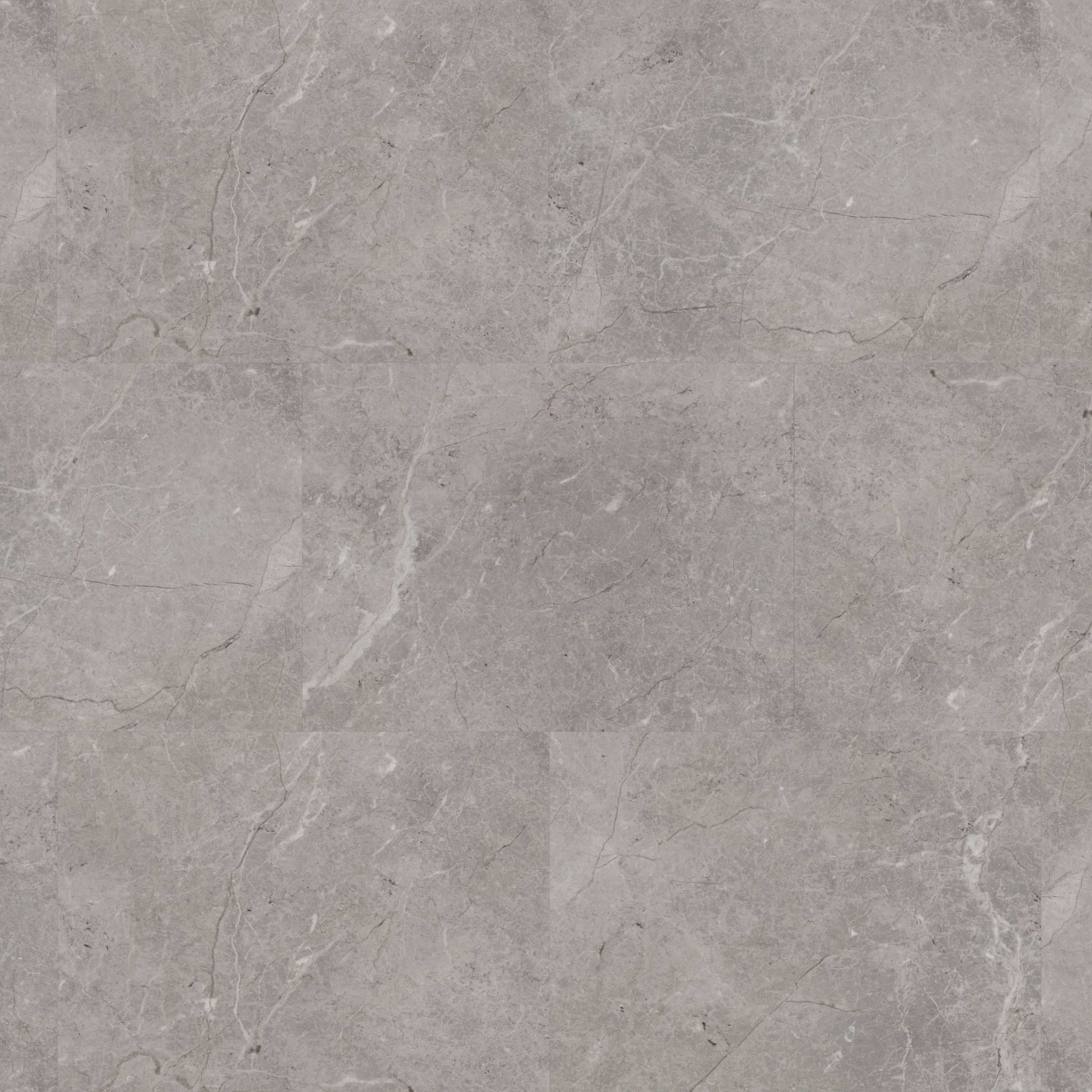 Palio by Karndean Grey Calacatta Marble effect Embossed Luxury vinyl click Tile, 2.74m²