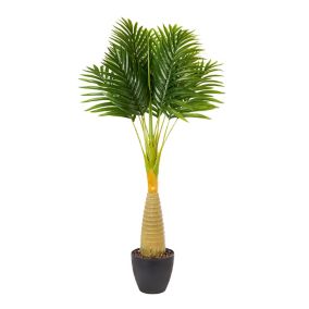 Palm tree Artificial plant in Black Pot