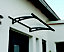 Palram - Canopia Aquila Door canopy, (H)175mm (W)1505mm (D)915mm