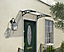 Palram - Canopia Calisto Door canopy, (H)245mm (W)1360mm (D)950mm