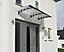 Palram - Canopia Garamond Door canopy, (H)185mm (W)2055mm (D)905mm