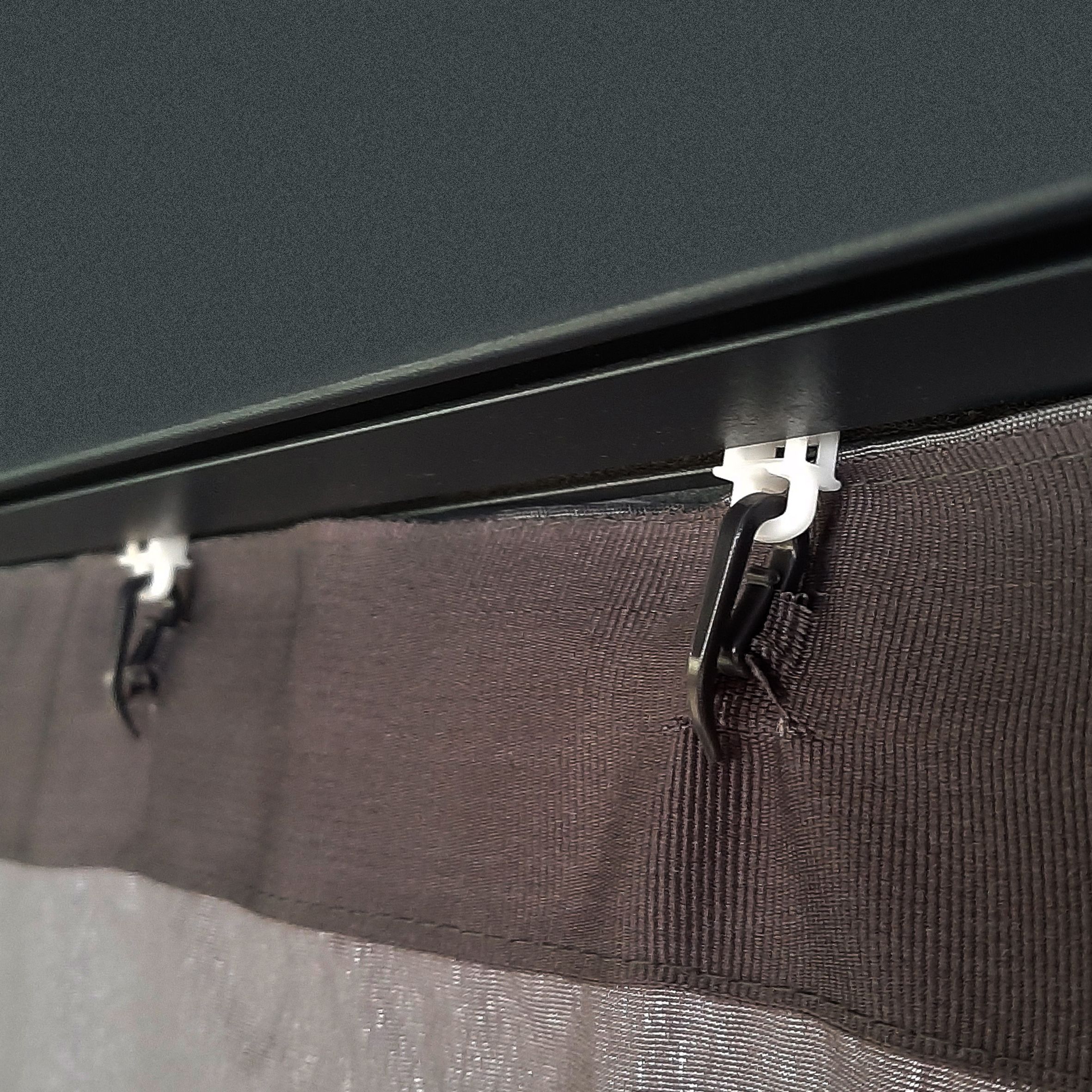 Palram - Canopia Grey Gazebo curtain, Pack of 4 (L)2120mm (W)4090mm