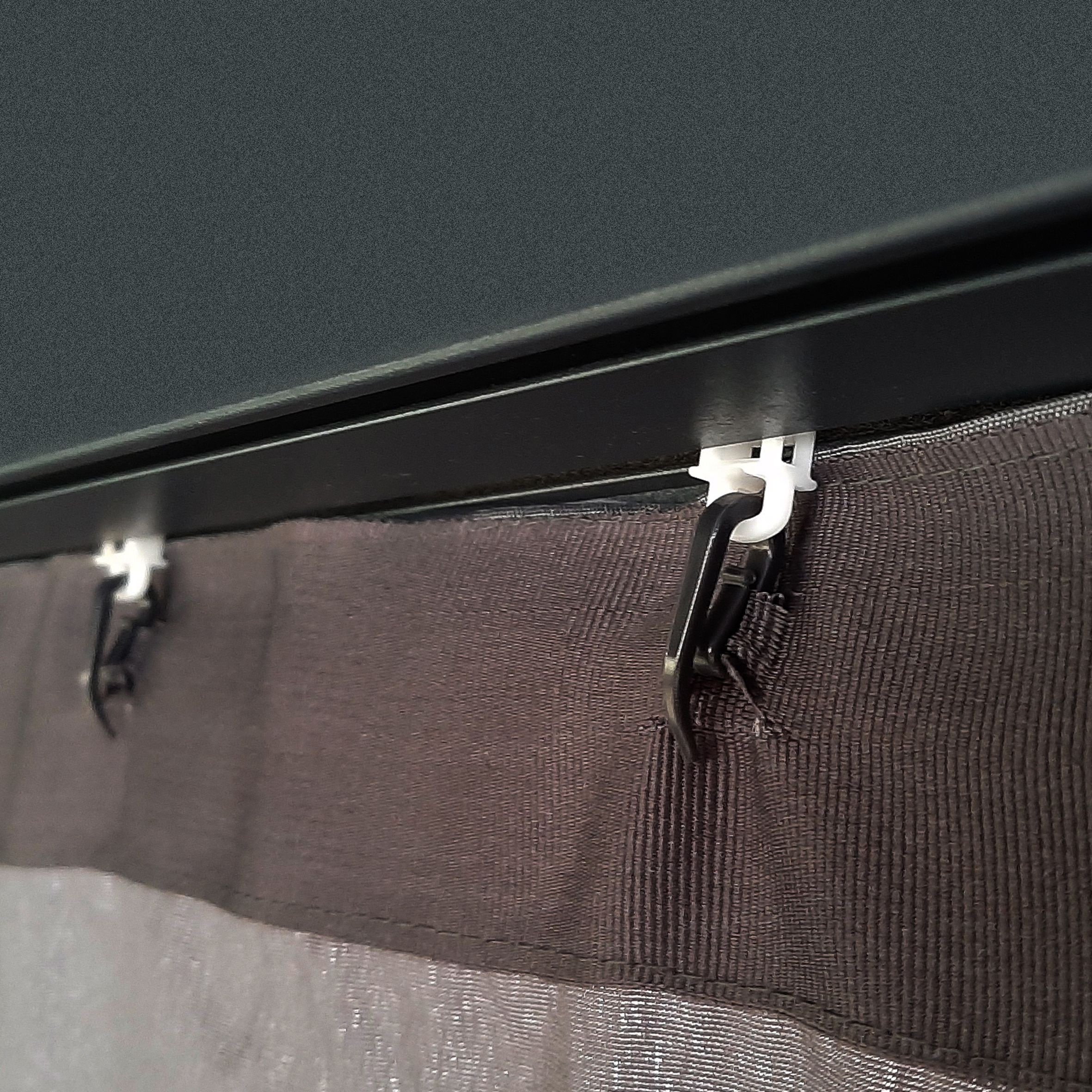 Palram - Canopia Grey Gazebo curtain, Pack of 4 (L)2120mm (W)4400mm