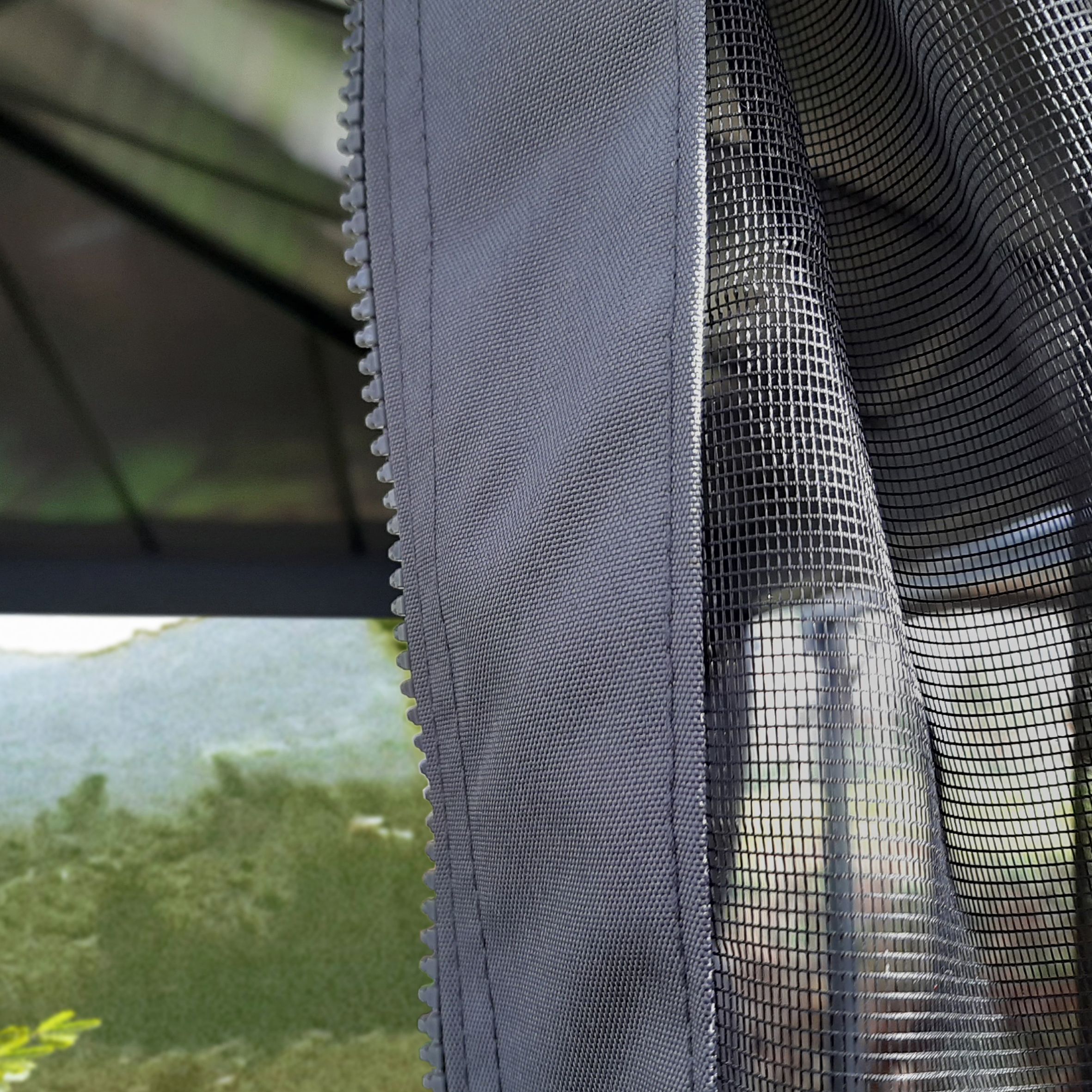 Palram - Canopia Grey Gazebo netting, Pack of 4 (L)2120mm (W)4090mm