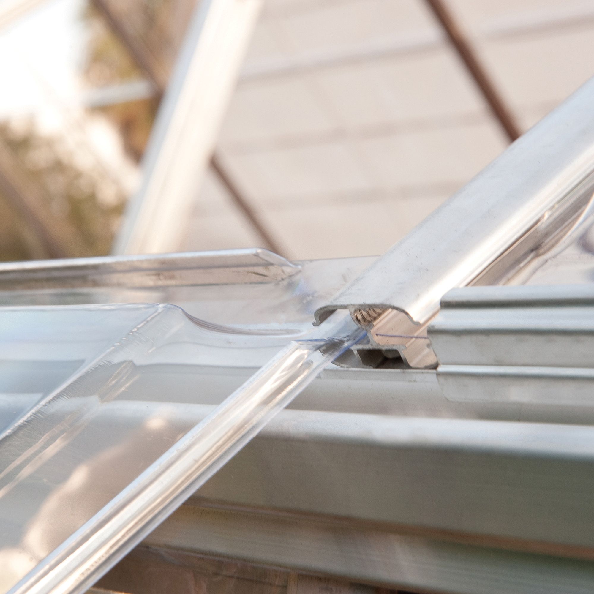 Palram - Canopia Harmony 6x4 ft Silver Aluminium Apex Greenhouse