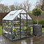 Palram - Canopia Harmony Grey 6X6 Greenhouse with Adjustable vent