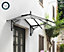 Palram - Canopia Iris Door canopy, (H)799mm (W)1749mm (D)125mm