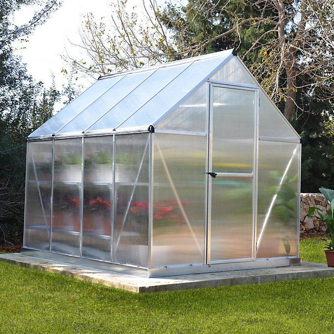 Palram - Canopia Mythos Silver 6x8 Greenhouse | DIY At B&Q