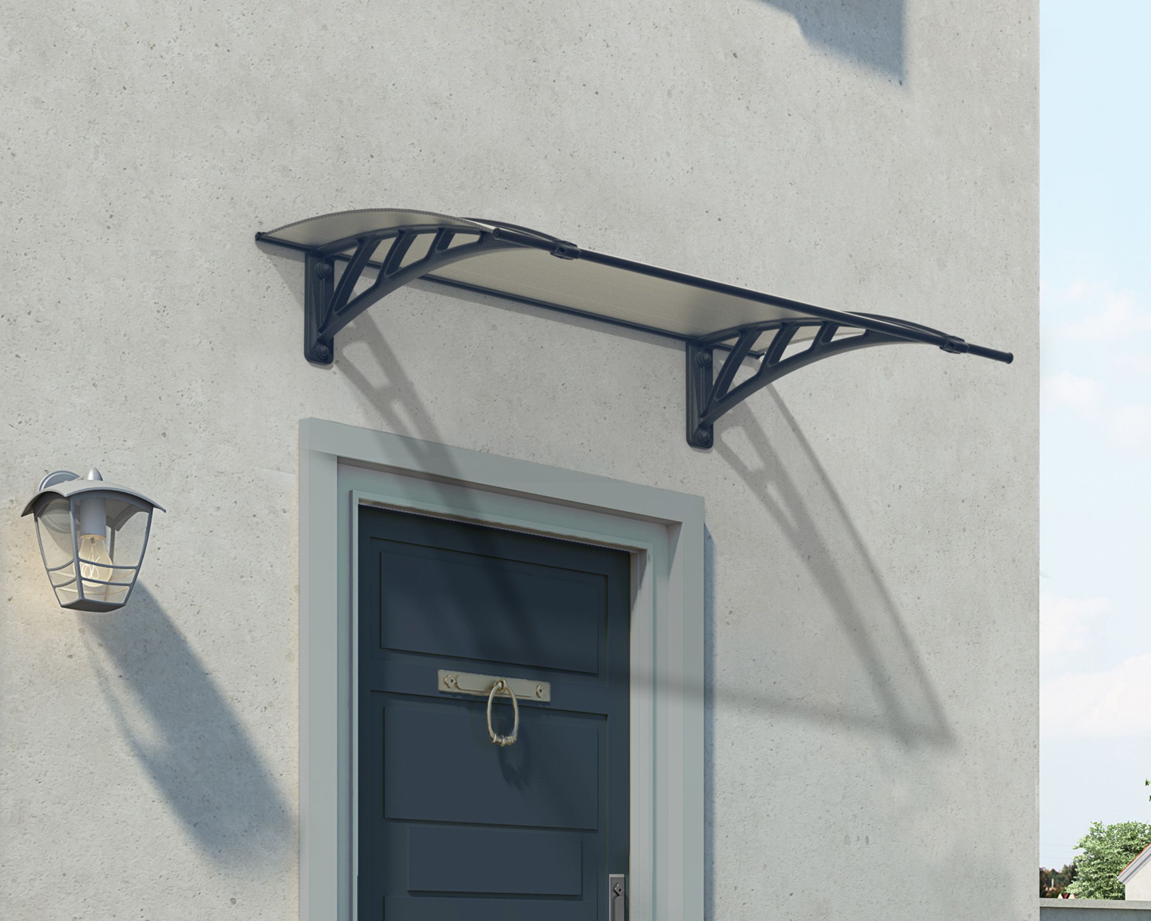 Palram - Canopia Neo Door canopy, (H)250mm (W)1190mm (D)760mm