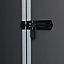 Palram - Canopia Rubicon 8x6 ft Apex Dark grey Plastic 2 door Shed with floor
