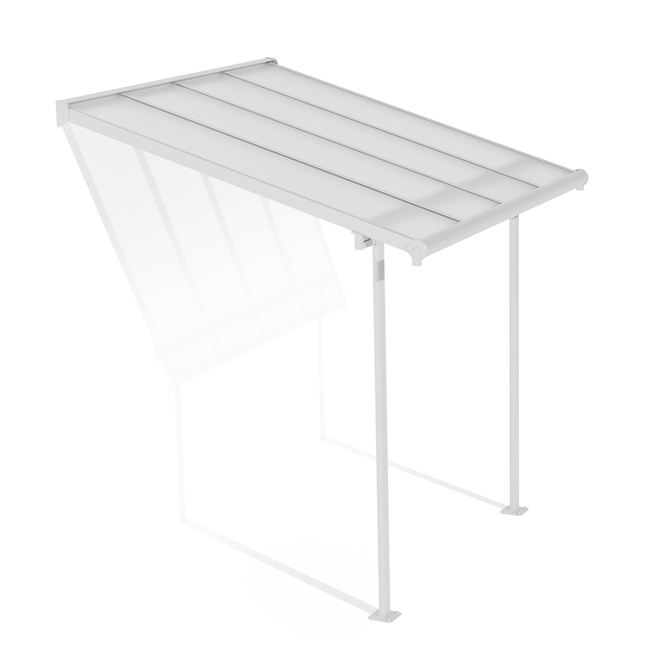 Palram - Canopia White Patio cover (H)3000mm (W)2245mm (D)2280mm