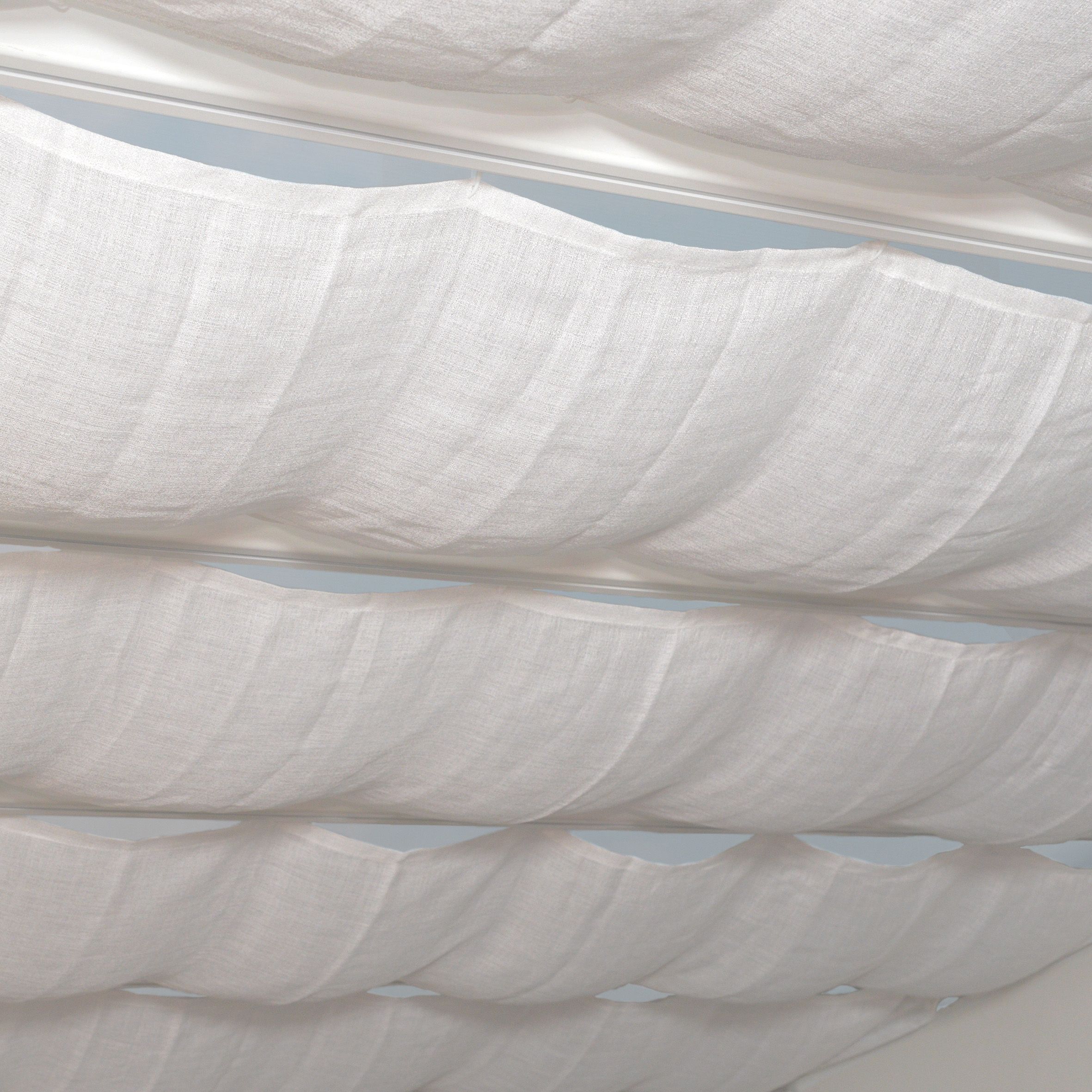 Palram - Canopia White Patio cover roof blind (W) 7300mm (H)540mm