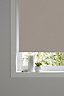 Pama Corded Brown Plain Thermal Roller Blind (W)120cm (L)195cm