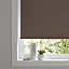 Pama Corded Brown Plain Thermal Roller blind (W)90cm (L)195cm